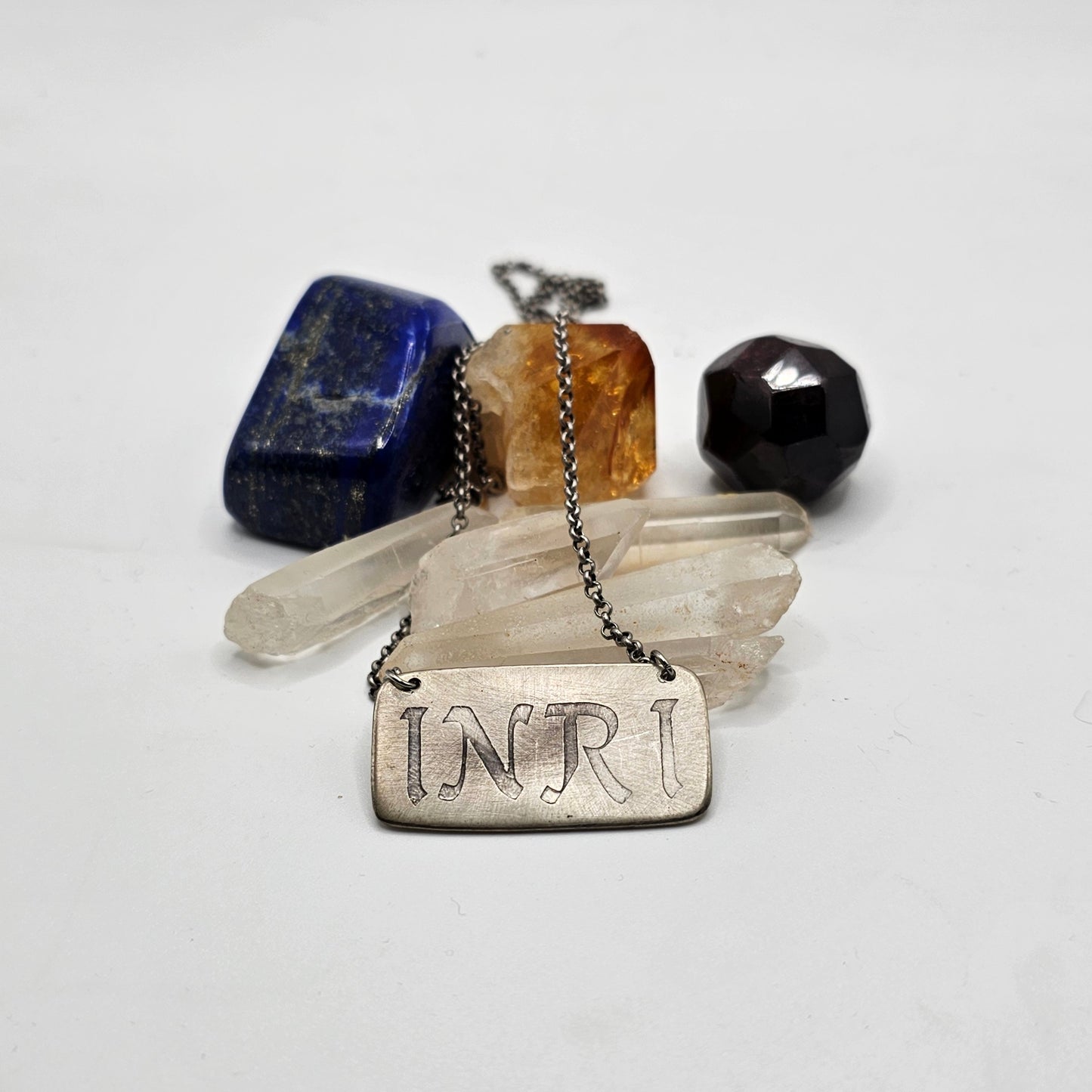 INRI Silver Jupiter/Mars Talisman