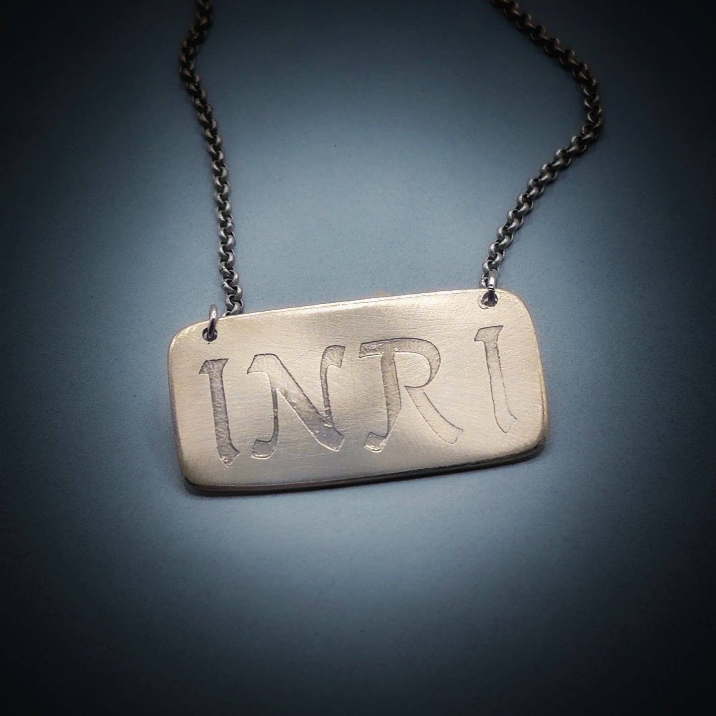 INRI Silver Jupiter/Mars Talisman