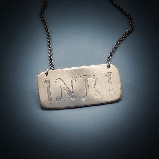 INRI Silver Jupiter/Mars Talisman
